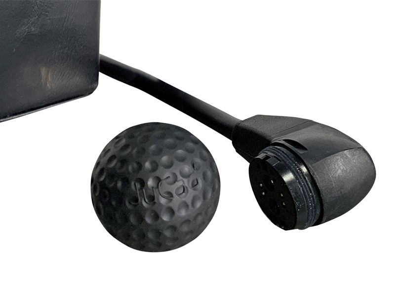 Schwarzer Schutzball für Magnetstecker