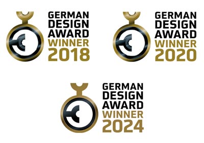 Der German Design Award zählt zu den anerkanntesten Design-Wettbewerben weltweit und zeichnet einzigartige Gestaltungstrends aus. Der JuCad Ghost Titan E-Caddy wurde 2018 und der Ghost manuell 2020 ausgezeichnet. Der German Design Award zählt zu den anerkanntesten Design-Wettbewerben weltweit und zeichnet einzigartige Gestaltungstrends aus. Der JuCad Ghost Titan E-Caddy wurde 2018 und der Ghost manuell 2020 ausgezeichnet.