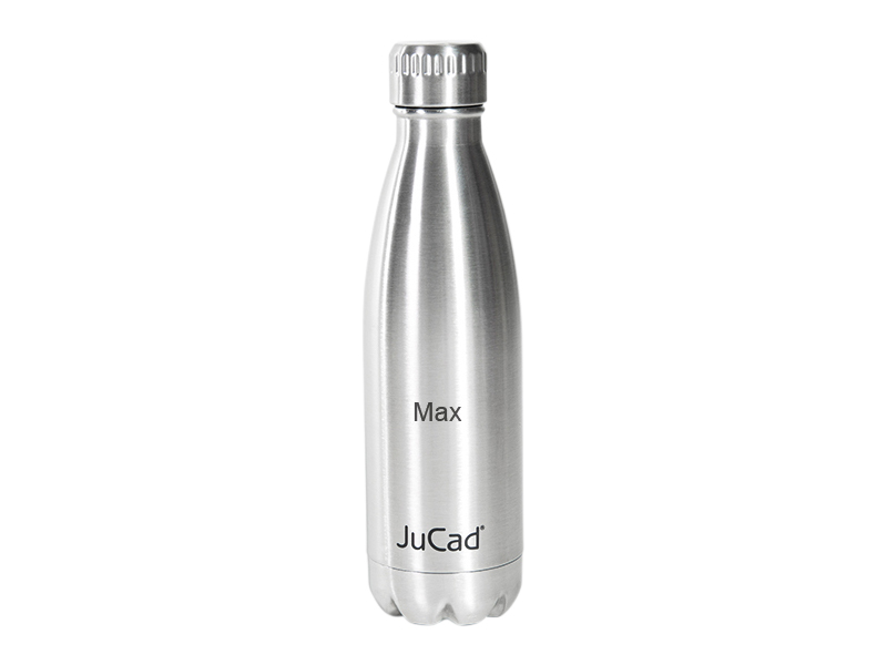 JuCad Isolierflasche personalisiert mit Gravur.