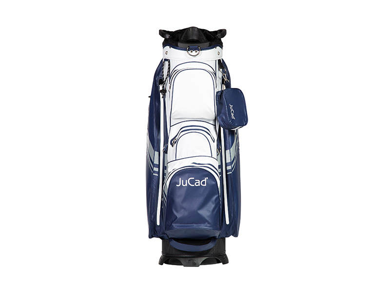 JuCad_bag_Aquastop Plus_white-dark blue_JBAP25-WB_front