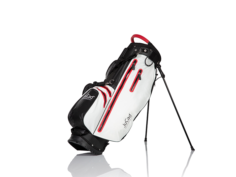 JuCad_bag_2in1_Waterproof_black-white-red_JBWP-SW_Self closing system for legs