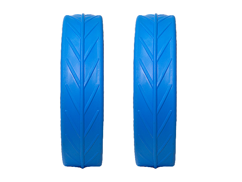 JuCad tyres blue, rear wheels JuCad tyres blue, rear wheels