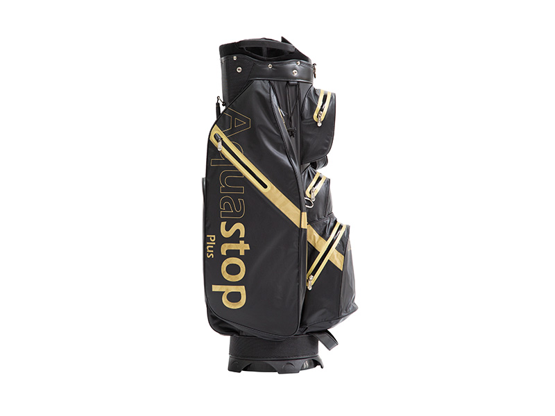 JuCad_bag_Aquastop Plus_black-gold_JBAP-SRGO_profile left