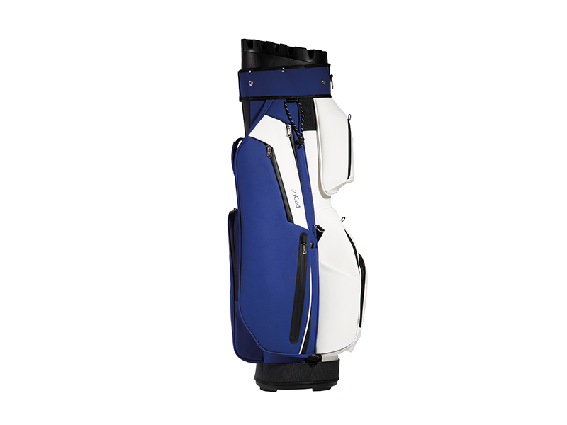 JuCad_bag_First Class Revolution_royal blue-white_JBFCR-BW_profile left