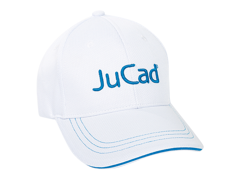 JuCad Kappe strong weiß-blau