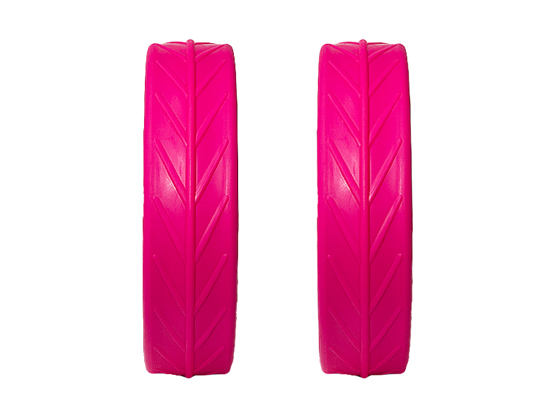 JuCad tyres pink, rear wheels JuCad tyres pink, rear wheels