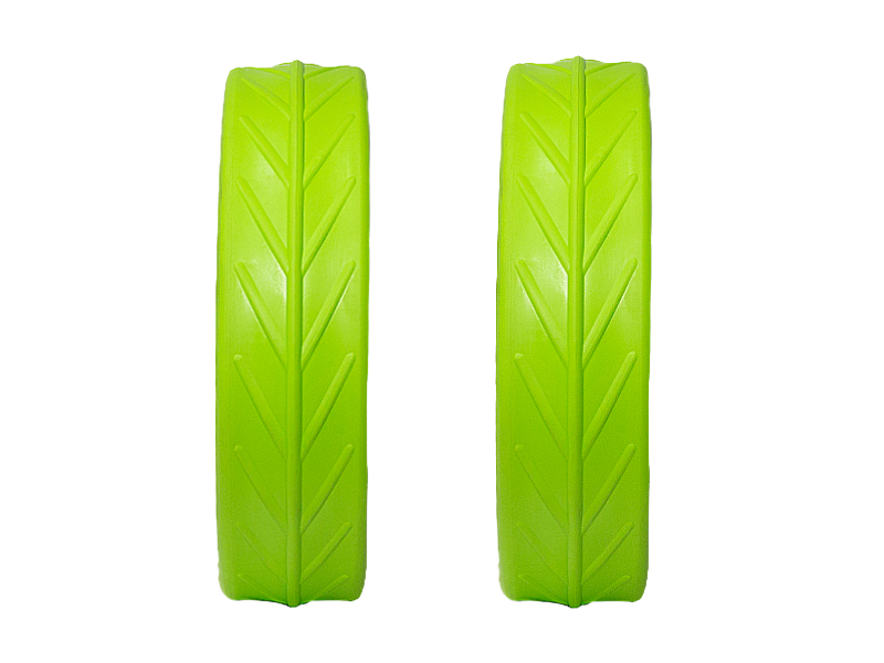 JuCad tyres green, rear wheels JuCad tyres green, rear wheels