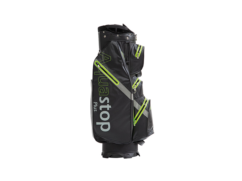 JuCad_bag_Aquastop Plus_black-green_JBAP-SRG_profile left