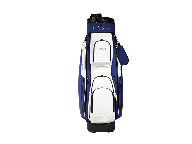 JuCad_bag_First Class Revolution_royal blue-white_JBFCR-BW_front