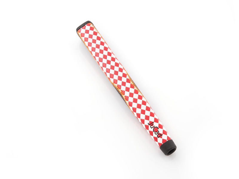 JuCad Puttergriff rot-weiß-kariert