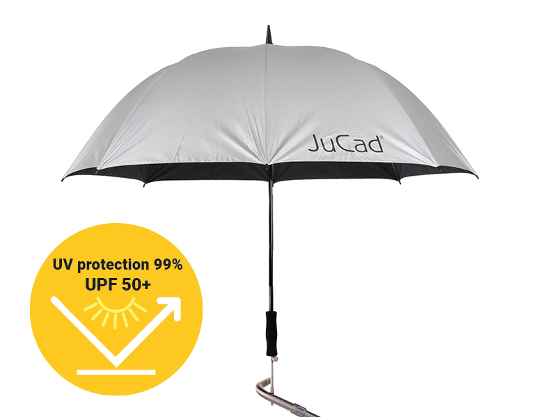 JuCad Teleskop-Golfschirm mit Schirmstift
