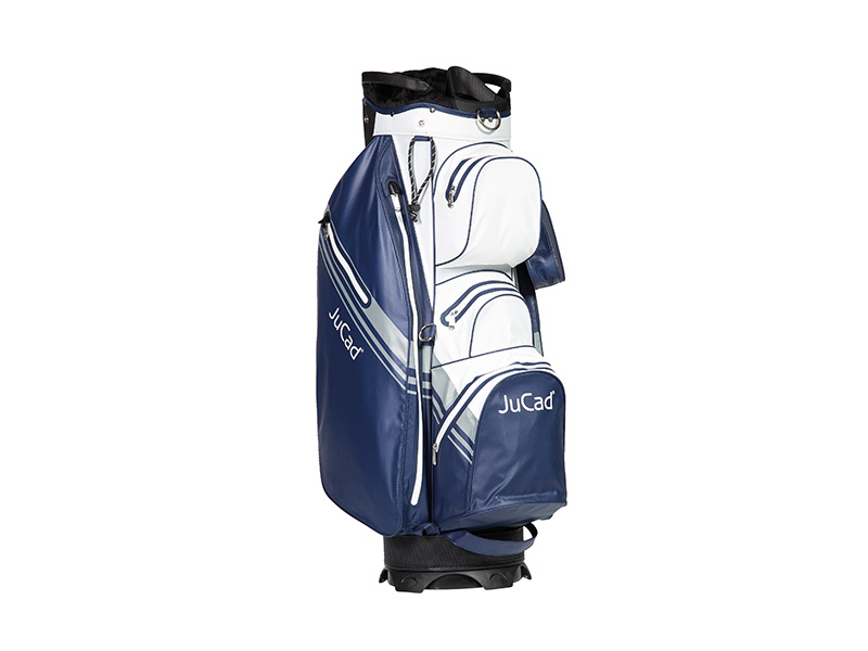 JuCad_bag_Aquastop Plus_white-dark blue_JBAP25-WB_front left