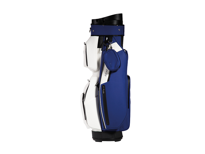 JuCad_bag_First Class Revolution_royal blue-white_JBFCR-BW_profile right
