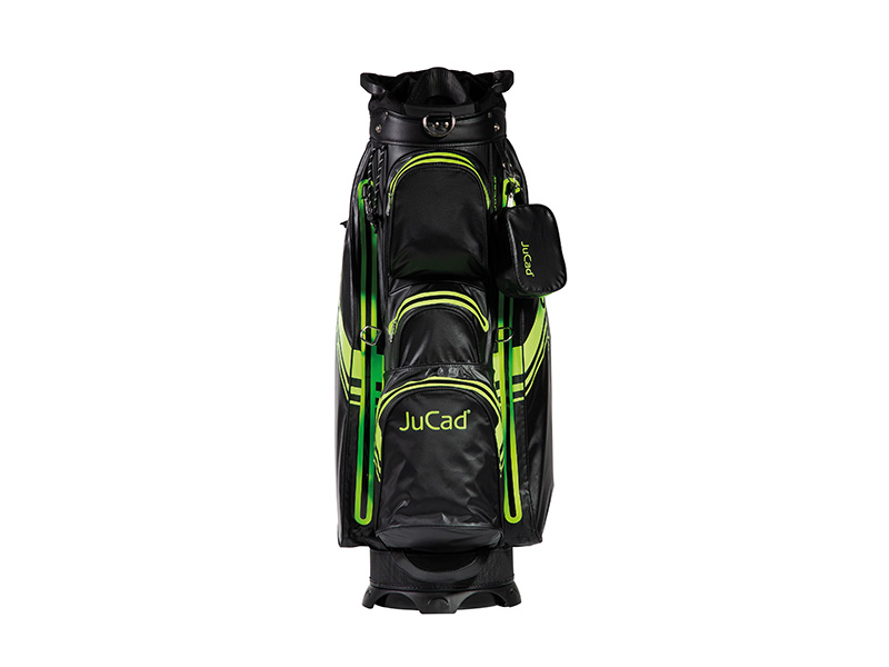 JuCad_bag_Aquastop Plus_black-green_JBAP25-SRG_front