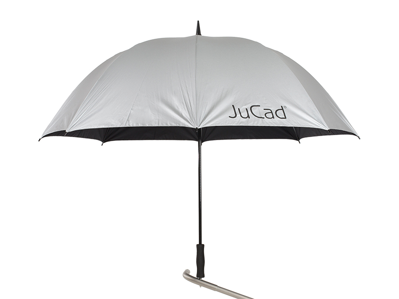 JuCad Golfschirm mit Stift silber mit UV-Schutz